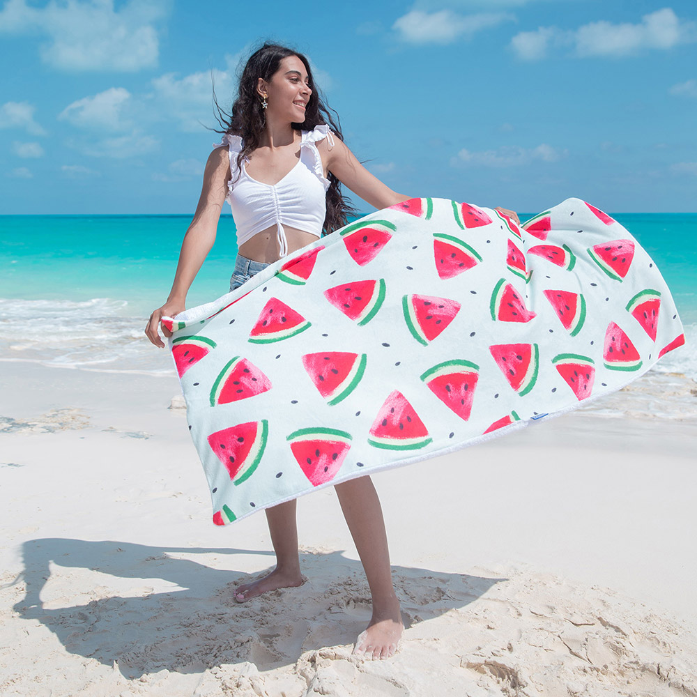 Slices Watermelon Towel Square Trends