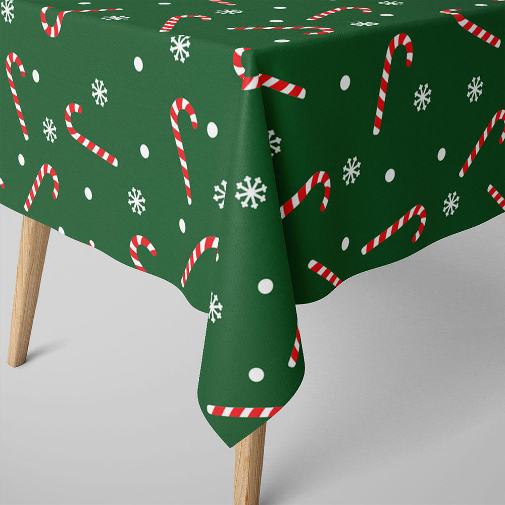Santa Claus Sticks Tablecloth (2)