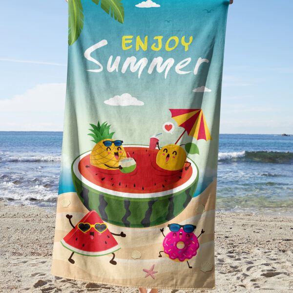 Enjoy Summer Melon Towel