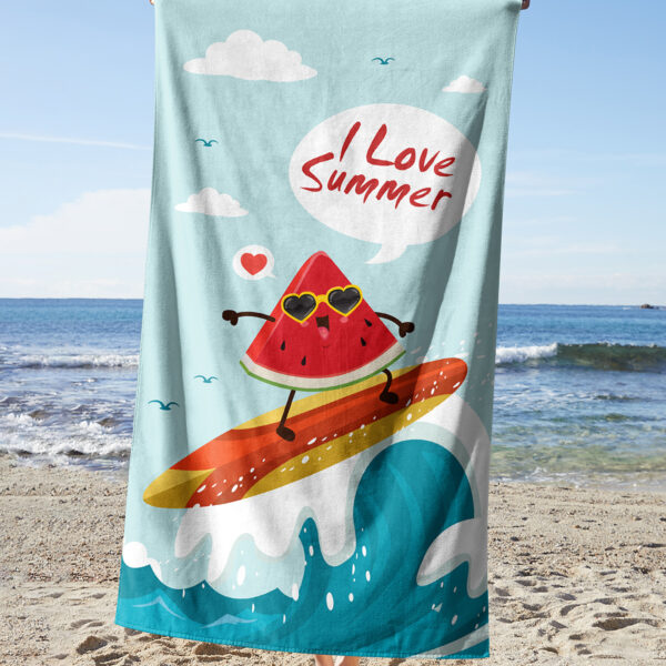 I Love Summer Towel